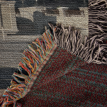 Custom Photo Heirloom Woven Blanket (Portrait) – Personalized Cotton Throw, Custom Picture Blanket Gift