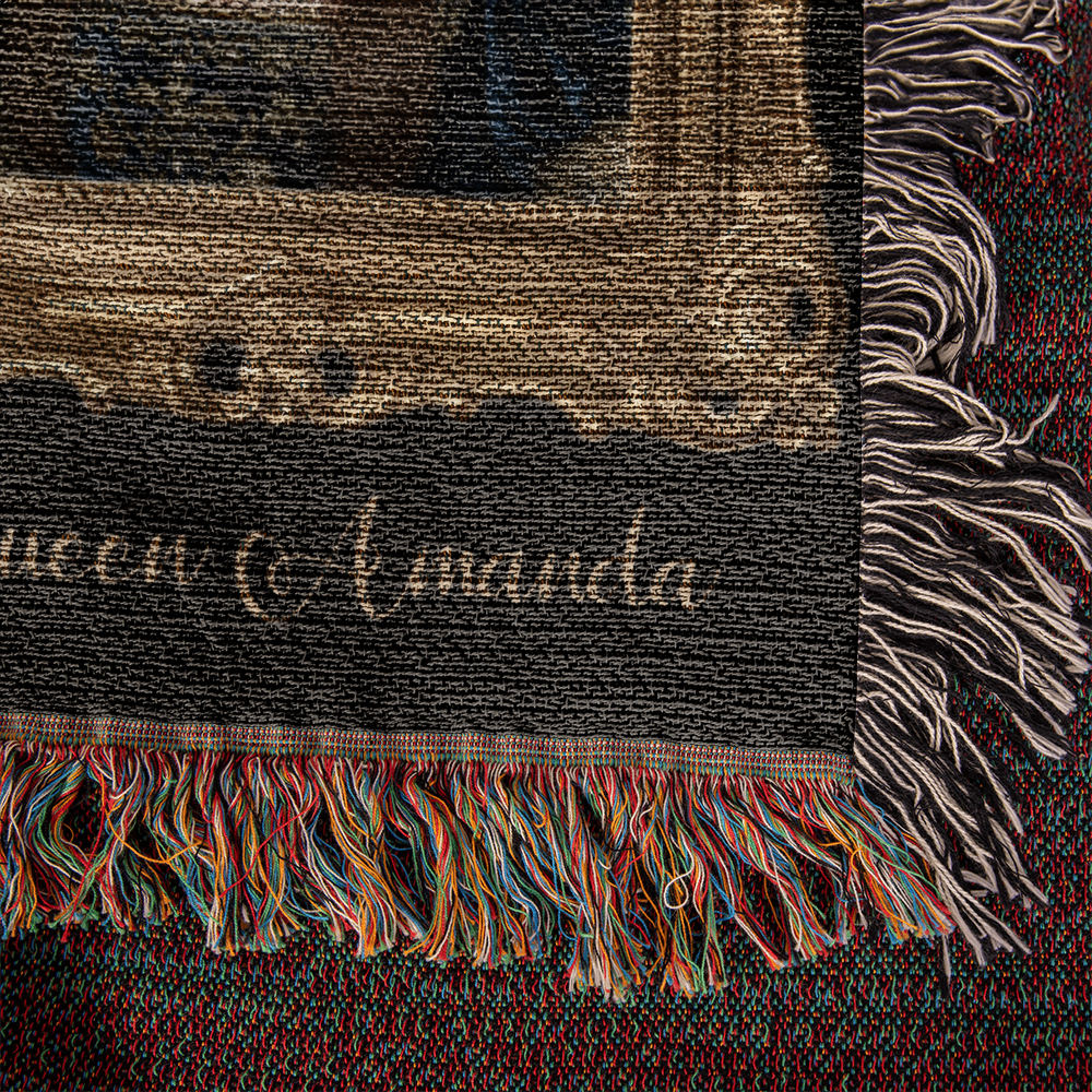 Custom Royalty Portrait Blanket – Turn Your Photo Into a Regal Heirloom Keepsake