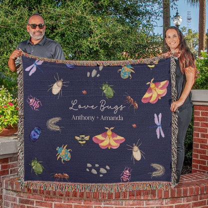 Love Bugs Heirloom Woven Blanket
