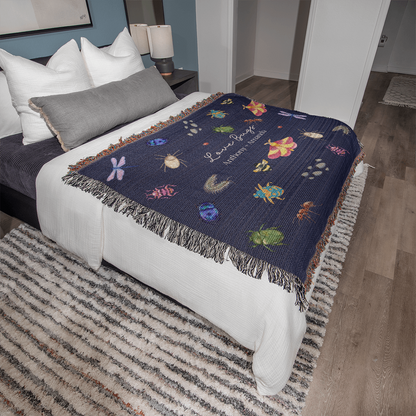 Love Bugs Heirloom Woven Blanket