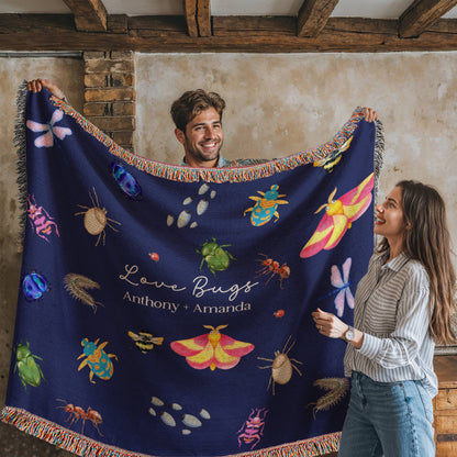 Love Bugs Heirloom Woven Blanket