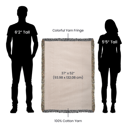 Custom Hand Drawn Wedding Blanket Gift