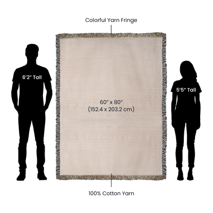 Custom Hand Drawn Wedding Blanket Gift